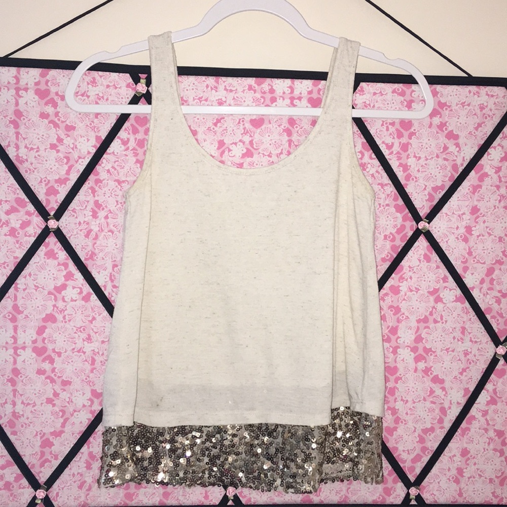 Mud sequins tank